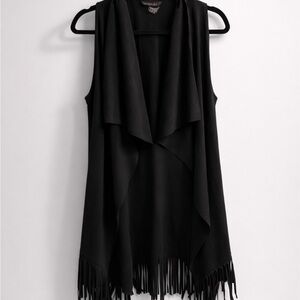 Bit & Bridle Black Sleeveless Vest Size SM